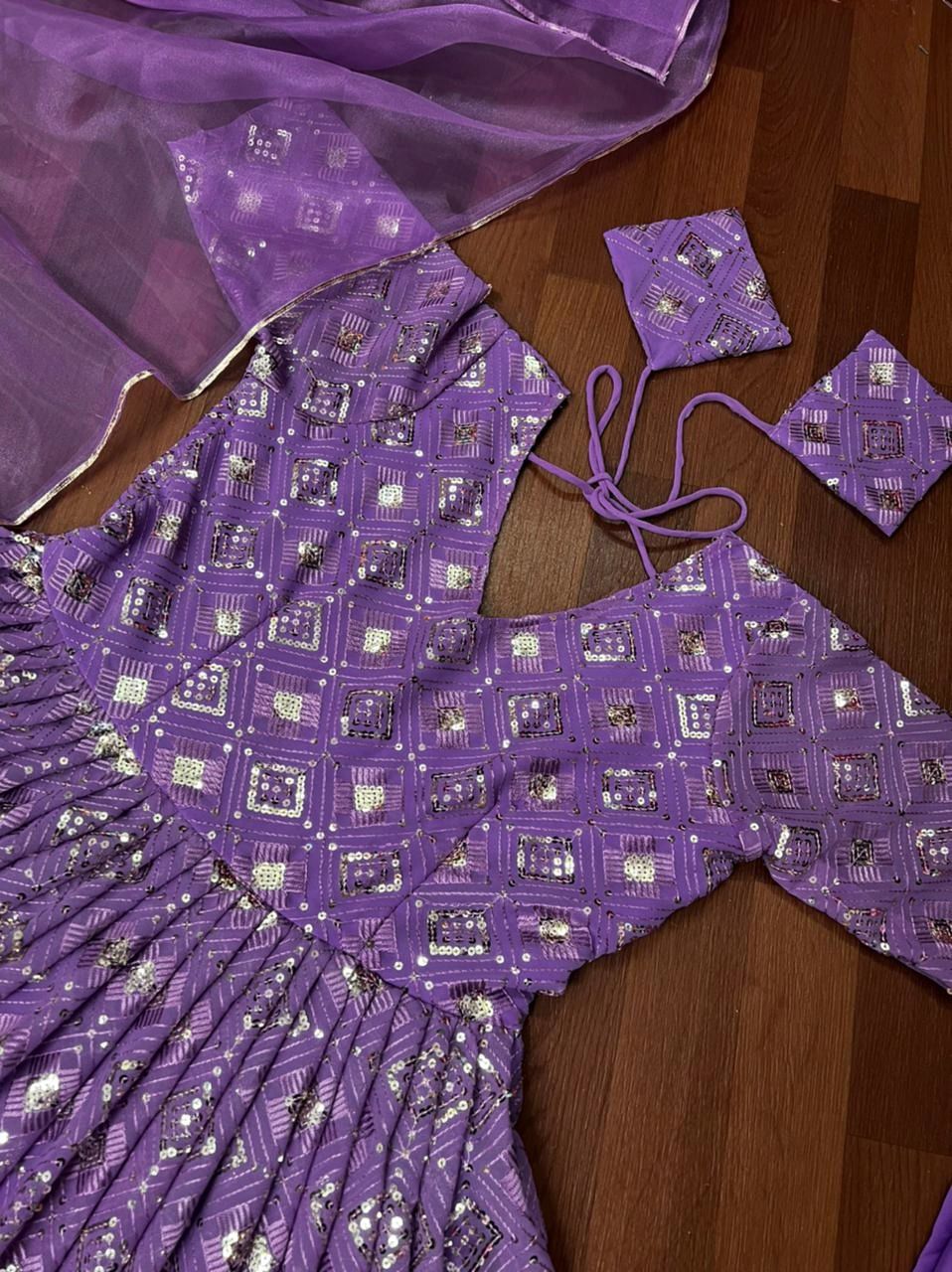 Purple Color Heavy Designer Salwar Suit Buy Now - Joshindia