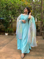 Blue Color Amazing Kurta Set Buy Now - Joshindia