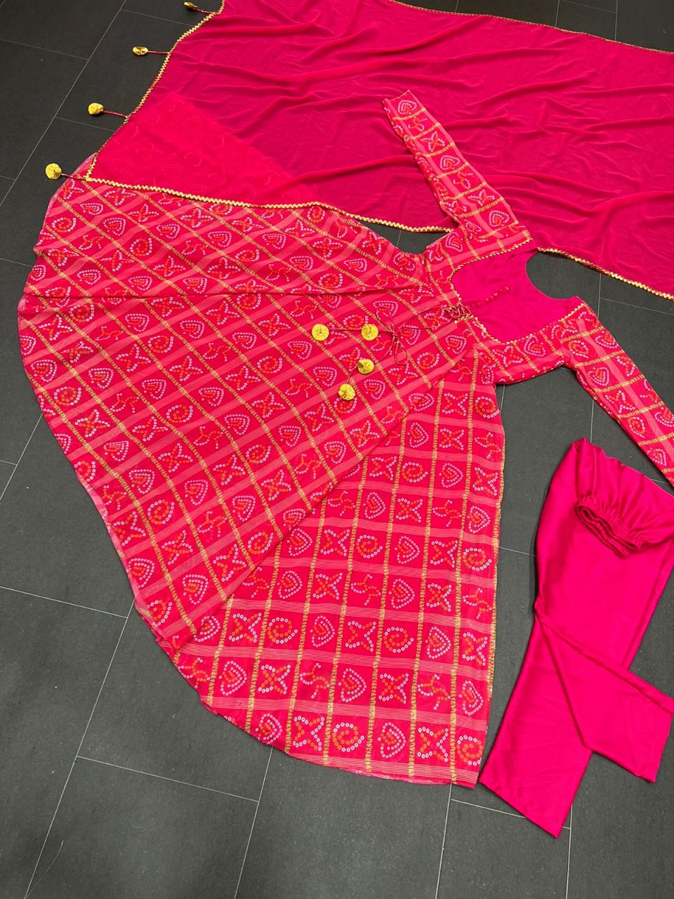 multy color designer salwar suit - Joshindia