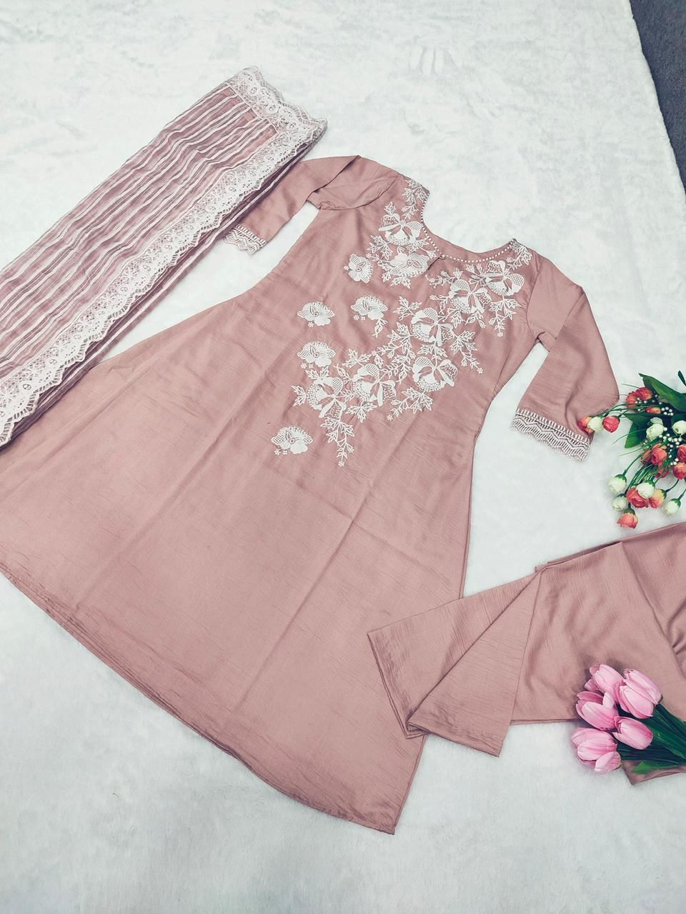 Pink Color Heavy Designer Salwar Suit Buy Now - Joshindia