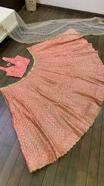 Buy Navratri Baby Pink Lehenga Online In India - Joshindia - Joshindia