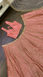 Buy Navratri Baby Pink Lehenga Online In India - Joshindia - Joshindia