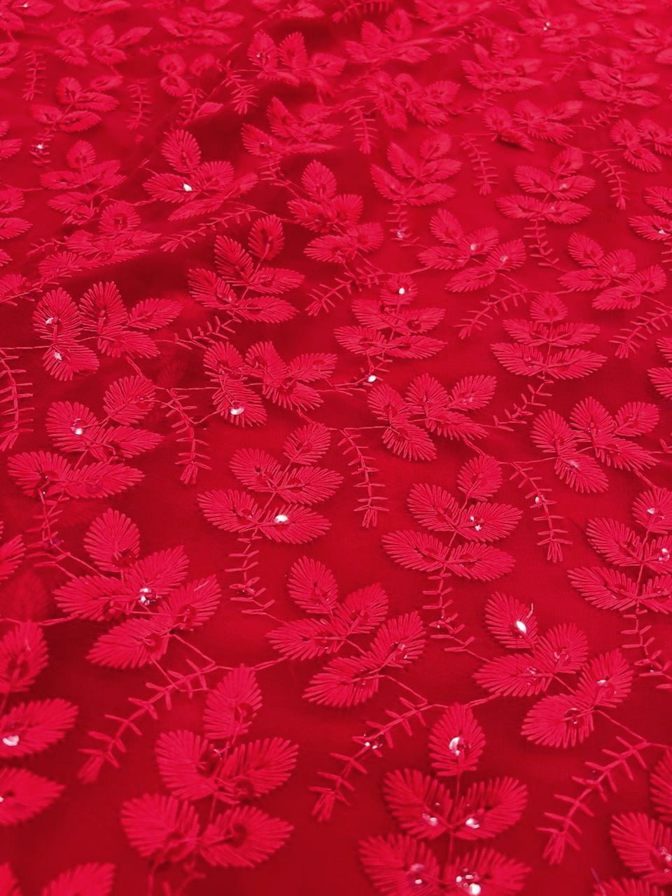 navratri red chaniya choli for women latest design - Joshindia - Joshindia