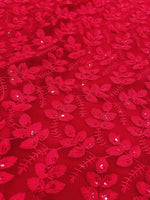 navratri red chaniya choli for women latest design - Joshindia - Joshindia