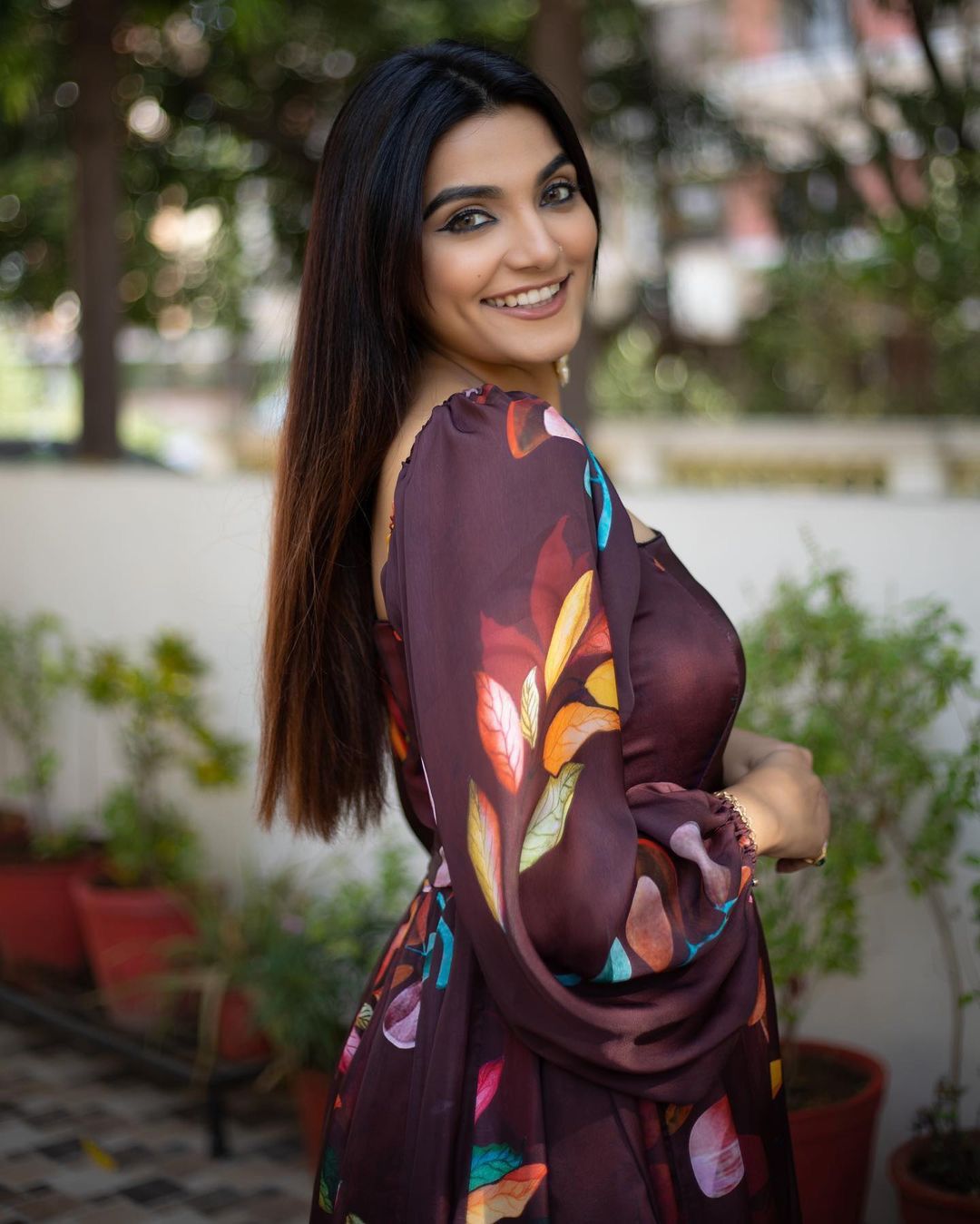 Purple Color Gown For Party - Joshindia