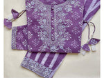 Heavy Kurti with pant and cotton fabric - Joshindia