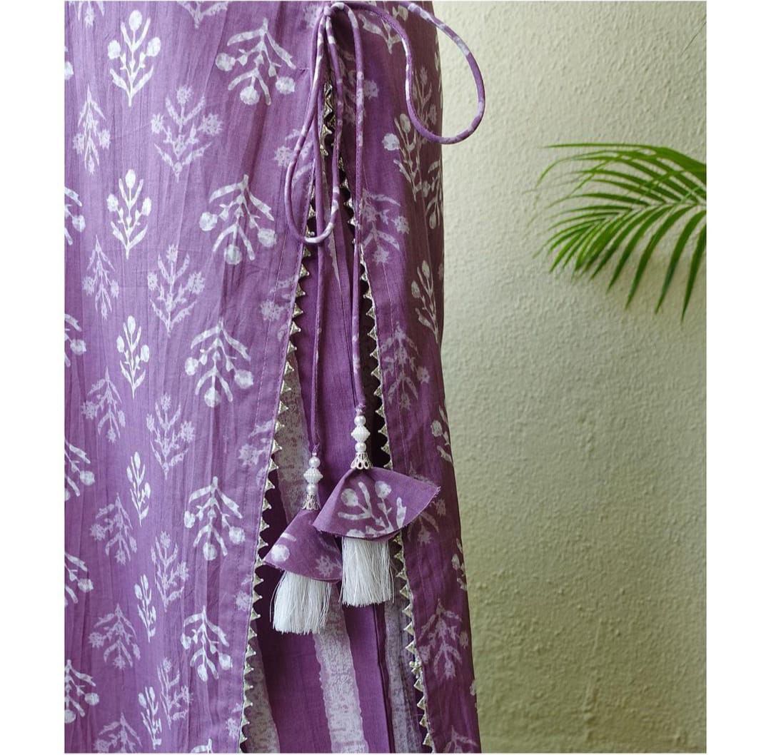 Heavy Kurti with pant and cotton fabric - Joshindia