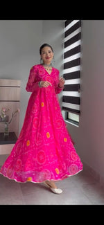 Buy Pink color lucknowi style kurta set for stylish look - Joshindia