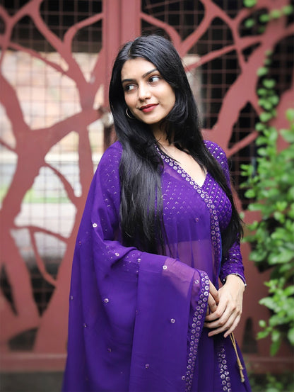 Buy Purple Lehenga online in India At Affordable Rate