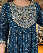 Rayon fabric kurti with pant and dupatta - Joshindia