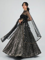 Latest Black Color Designer Lehenga Choli At Affordable Price - Joshindia