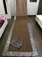 Heavy designer saree at affordable rate - Joshindia