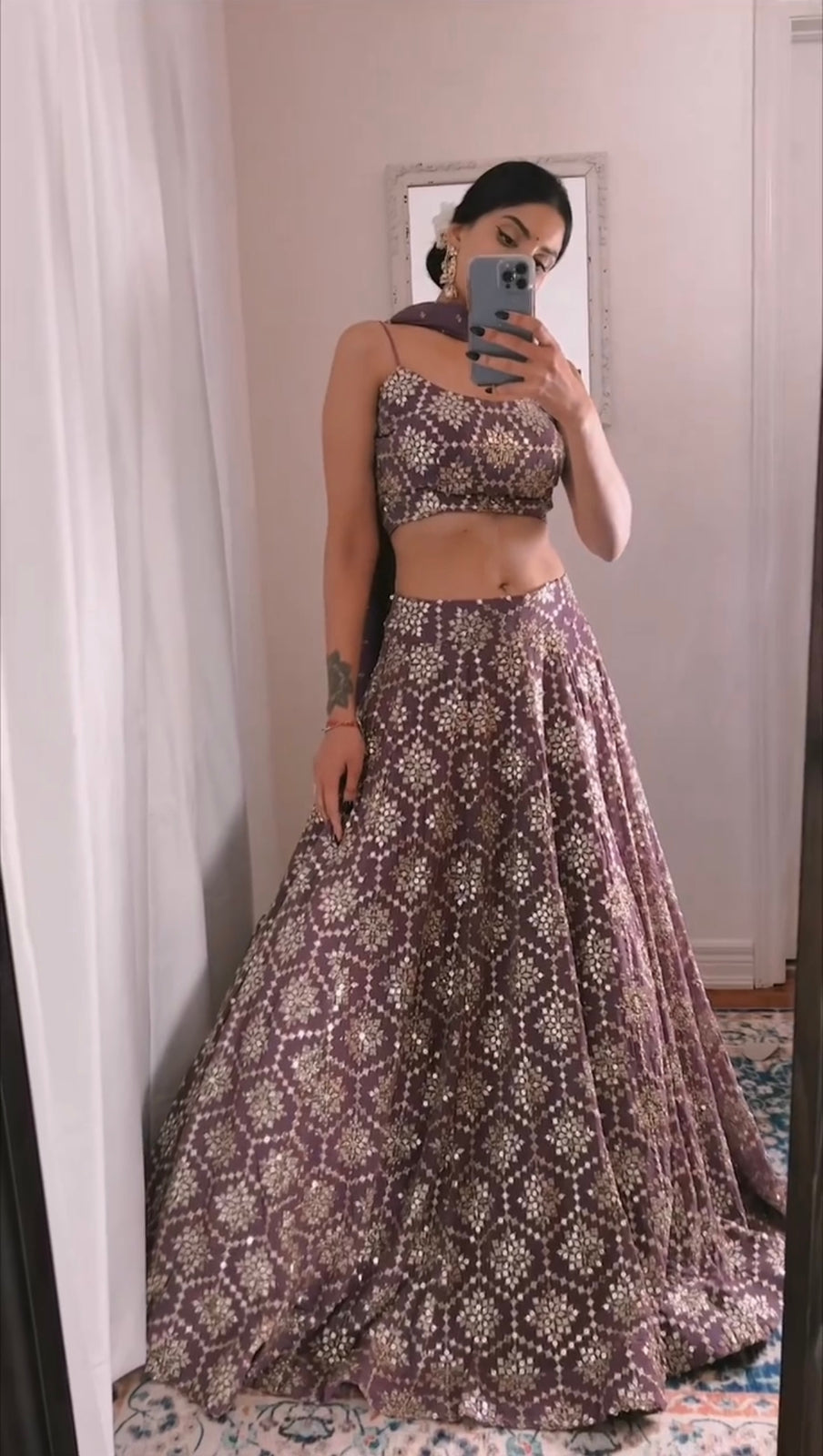 Latest peach color georgette designer lehenga choli buy now - Joshindia