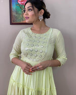 Amazing Round Neck Embroidered Cotton Kurta - Joshindia