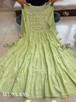 Amazing Round Neck Embroidered Cotton Kurta - Joshindia