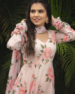 Beautiful Orange Color Kurta Set For Women - Joshindia