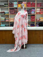 Beautiful Orange Color Kurta Set For Women - Joshindia