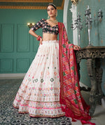 Gorgeous White Color Designer Lehenga Choli Buy Now - Joshindia