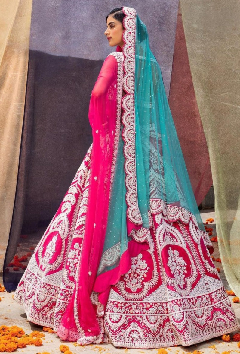 Pink color trendy designer lehenga choli at affordable price - Joshindia