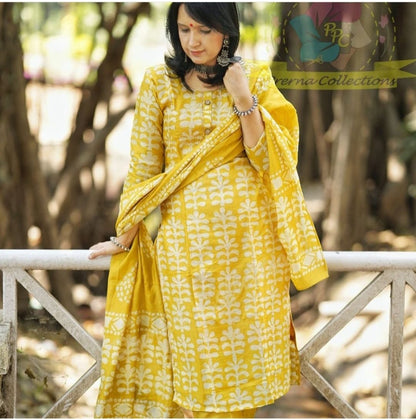 Beautiful yellow color plazzo suit at affordable rate buy now