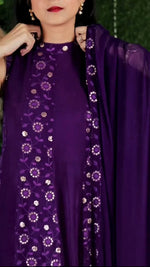 Purple Color Heavy Designer Salwarsuit Buy Online - Joshindia