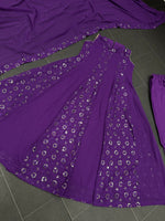 Purple Color Heavy Designer Salwarsuit Buy Online - Joshindia