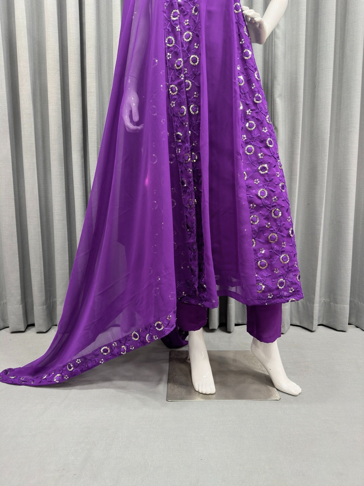 Purple Color Heavy Designer Salwarsuit Buy Online