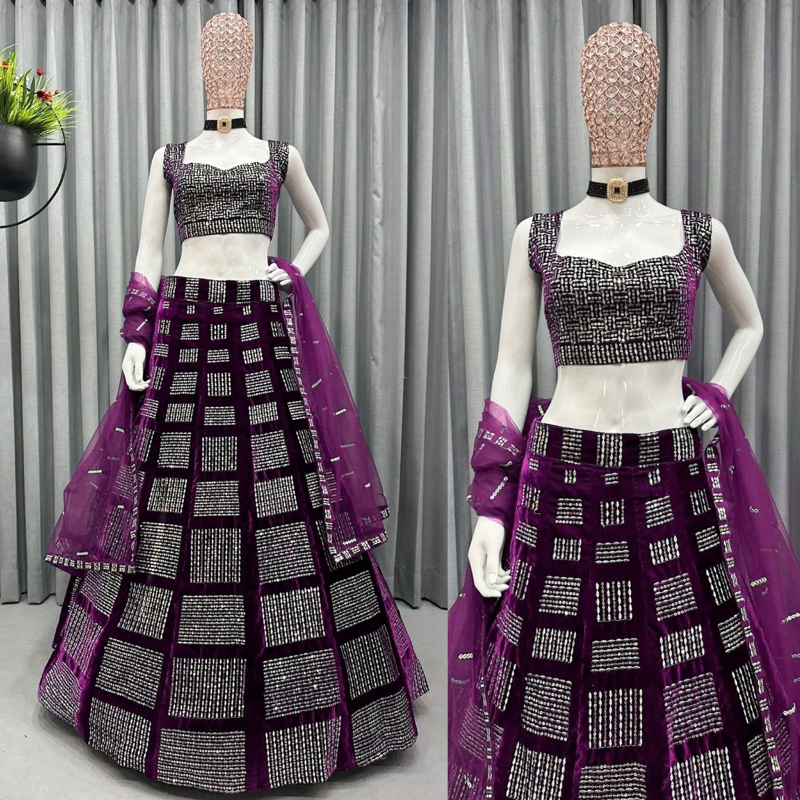 Buy Trendy Velvet Lehenga Choli At Affordable Price Joshindia