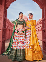 Mustard Color Designer Printed Lehenga Choli At Affordable Price - Joshindia