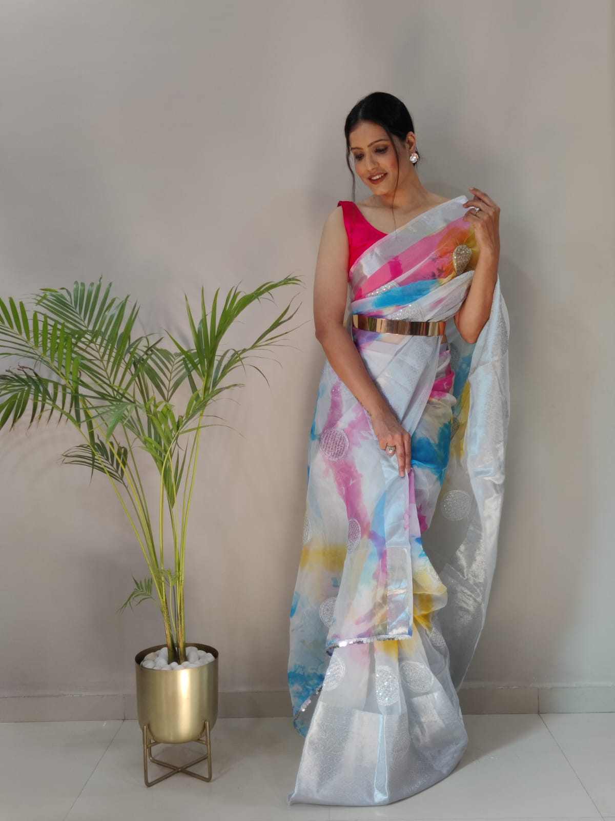 Buy Stitched saree online at best prices in India - Joshindia