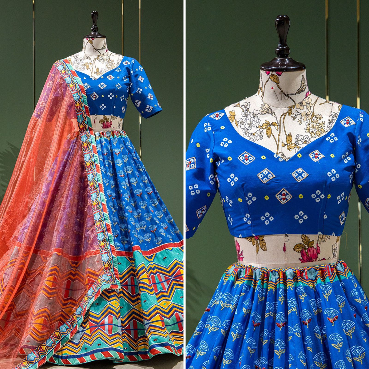Blue Color Designer Silk Lehenga Choli At Best Price - Joshindia