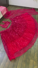 pink color designer lehenga choli