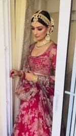 Beautiful red color georgette designer lehenga choli buy now