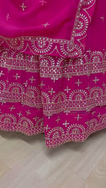 Trending Pink Color Lehenga Choli For Wedding