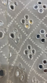 Trending White Color Mirror Work Lehenga Choli At Affordable Price