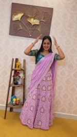 Beautiful Purple Lehenga choli For Wedding Buy Now