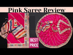Pink designer saree for royal look buy now