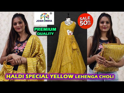 Buy Yellow Lehenga Cholis Online at Best Prices In India