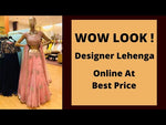 Buy orange color trendy designer lehenga for wedding