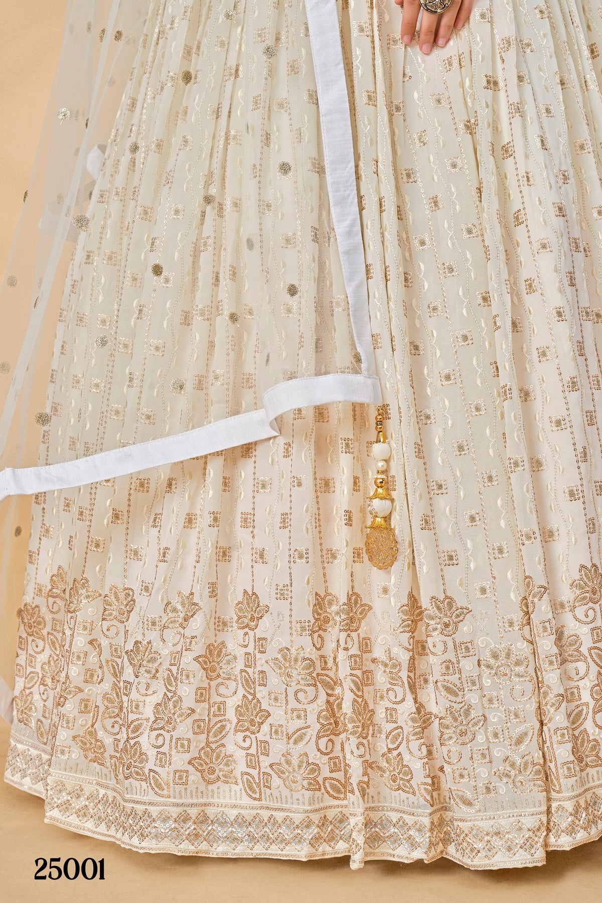 Trendy White Color lehenga choli Buy Now - Joshindia