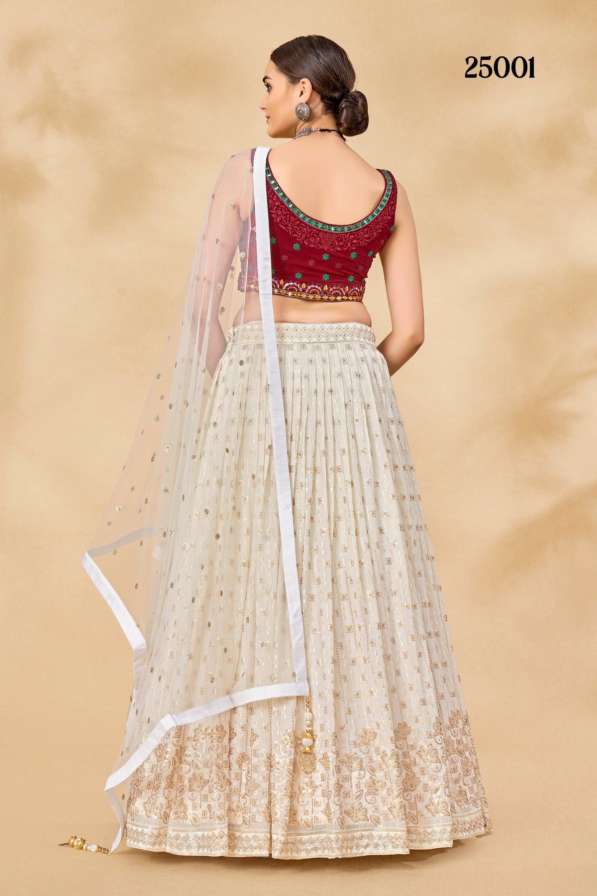 Trendy White Color lehenga choli Buy Now - Joshindia