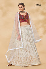 Trendy White Color lehenga choli Buy Now - Joshindia