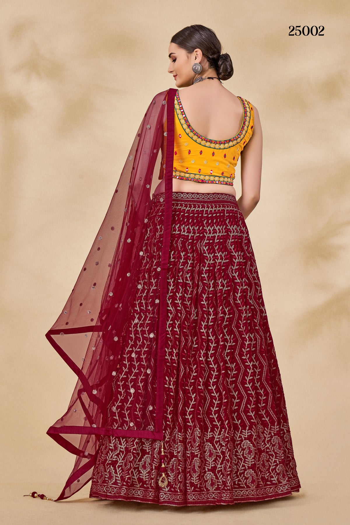 Trendy Maroon Color lehenga choli Buy Now - Joshindia