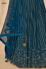 Trendy Teal Green Color lehenga choliBuy Now - Joshindia