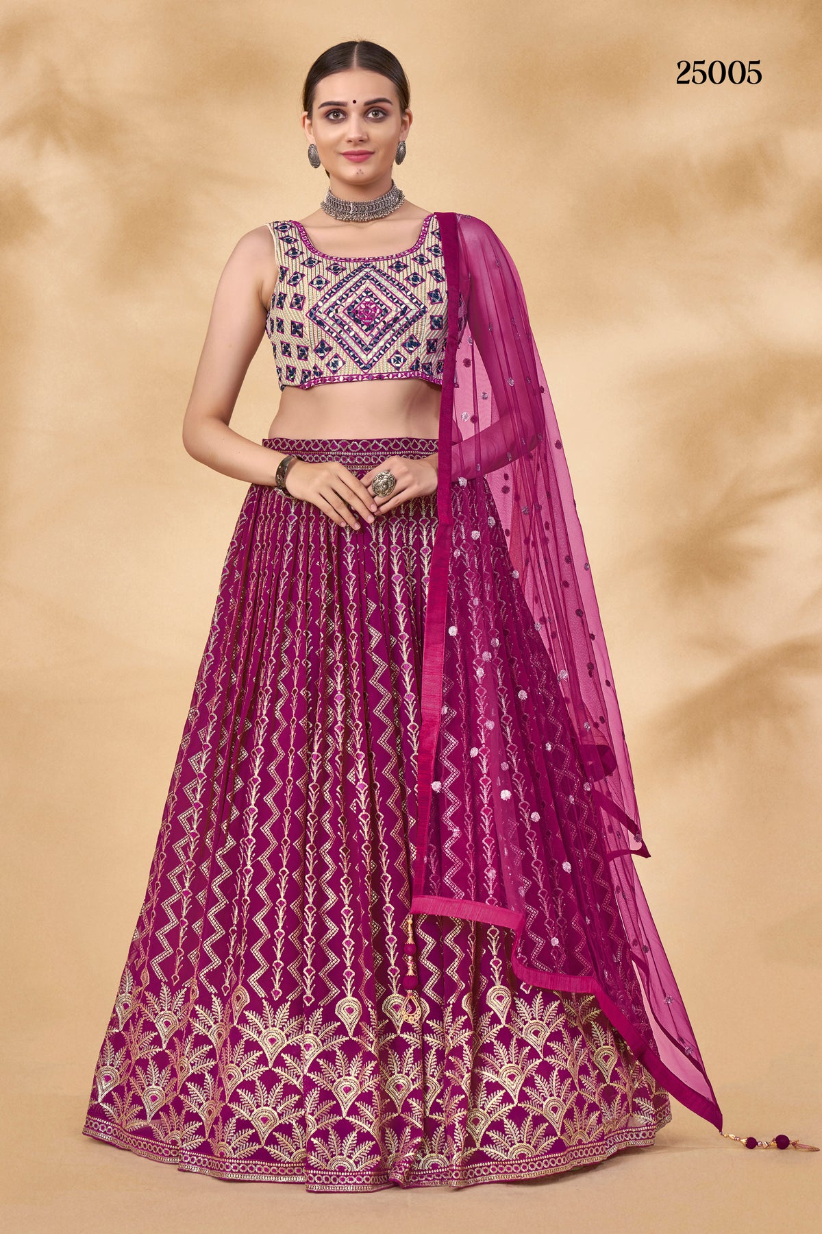 Trendy Wine Color lehenga choli Buy Now - Joshindia