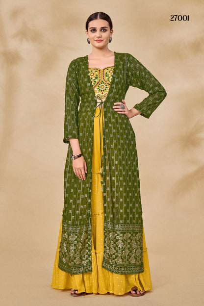 Fancy Green Color Salwar Suit Buy Now