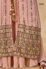 Trending Peach color designer indowestern outfit for wedding - Joshindia