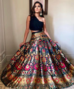 Pure traditional Looks Barcode designer Lehenga choli - Joshindia