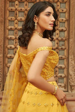 Beautiful Yellow Lehenga choli For Wedding Buy Now - Joshindia