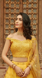 Beautiful Yellow Lehenga choli For Wedding Buy Now - Joshindia